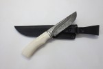 Кованый нож из дамасской стали "Охотник"